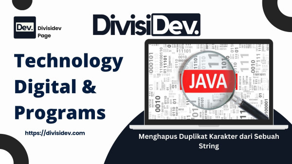 Tutorial Coding Java: Menghapus Duplikat Karakter dari Sebuah String
